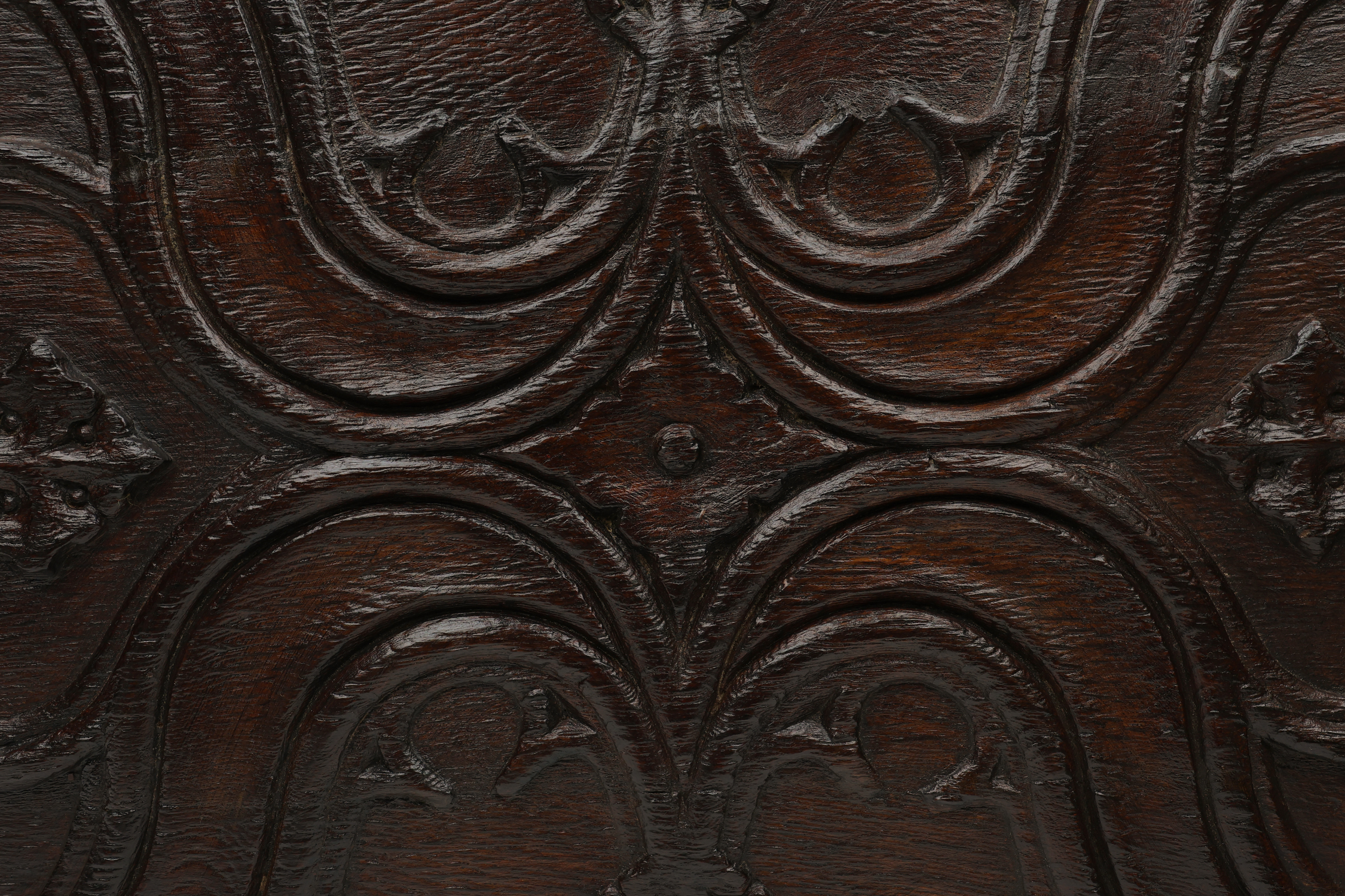 16th Century Hand-Crafted Gothic Panel in Oak, Belgiumthumbnail